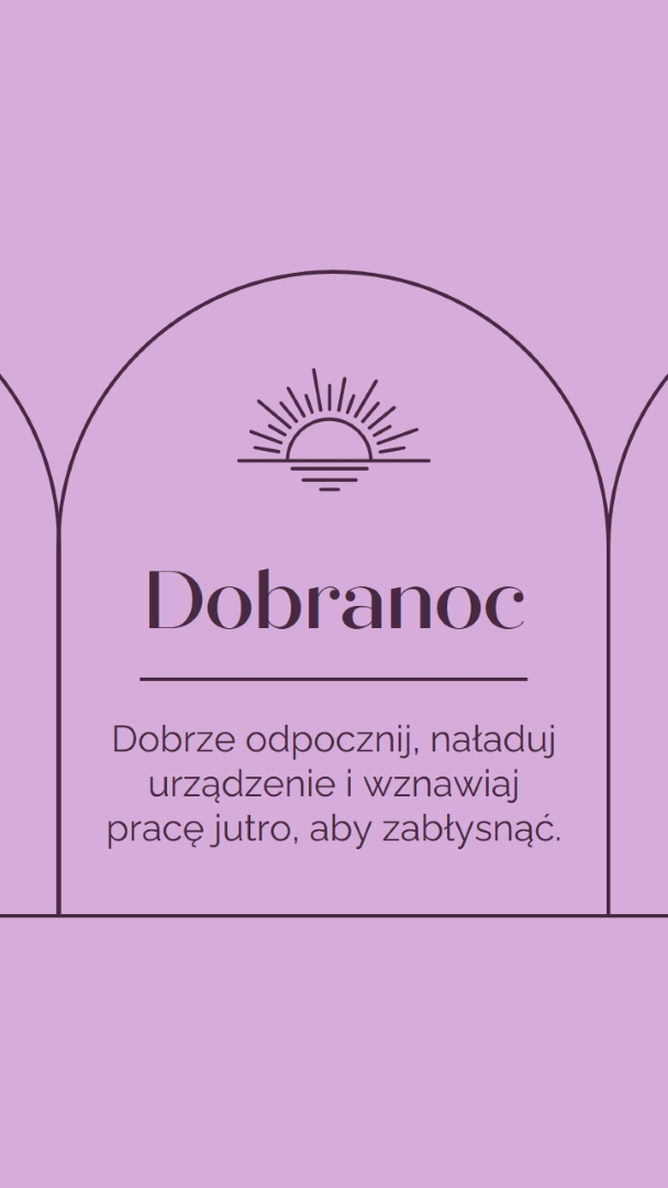 Dobrze odpocznij i naładuj urządzenie purple organic,boho,lines,simple,symmetrical,