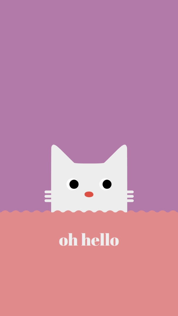 Och, witaj red cute,simple,cat,neutral,bright,fun