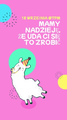 Mamy nadzieję, że uda Ci się to zrobić pink bold.-playful,graphic