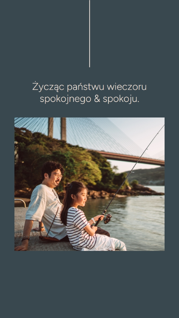 Życząc ci spokoju i spokoju blue modern,simple,line,classic,minimal,photo