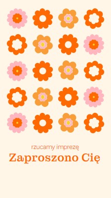 Rzucamy imprezę orange bold,fun,graphic