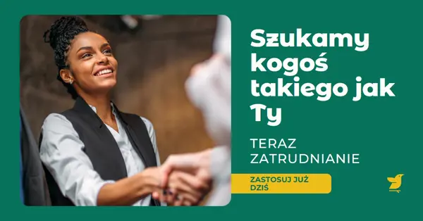 Szukamy kogoś takiego jak Ty green modern,simple,corporate,minimal,neutral,geometric