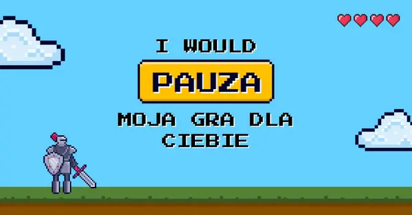 Chciałbym wstrzymać moją grę dla Ciebie blue vibrant,whimsical,game,retro,playful,computer