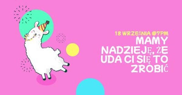 Mamy nadzieję, że uda Ci się to zrobić pink bold.-playful,graphic