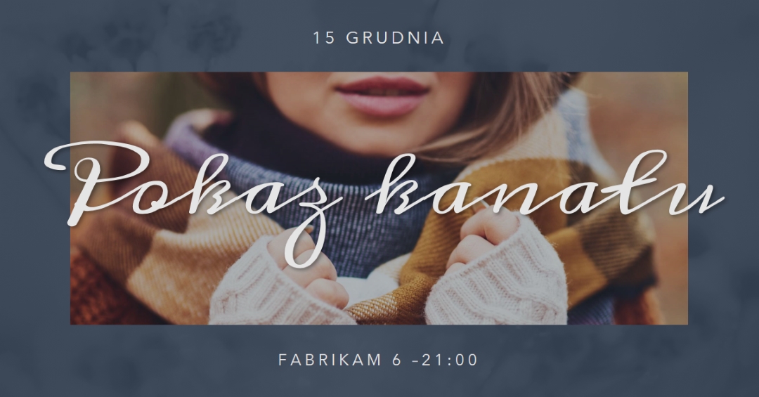 Pokaz kanału zimowego gray modern-simple