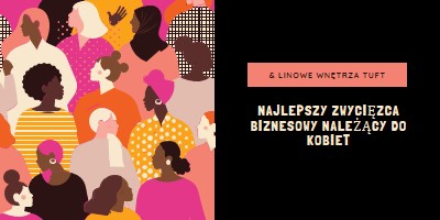 Najlepsza firma należąca do kobiet black modern-bold