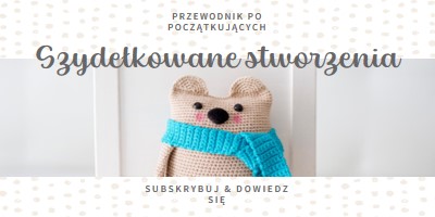 Przewodnik po szydełku dla początkujących white organic-simple