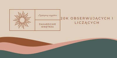 20k obserwujących i liczących pink organic-boho