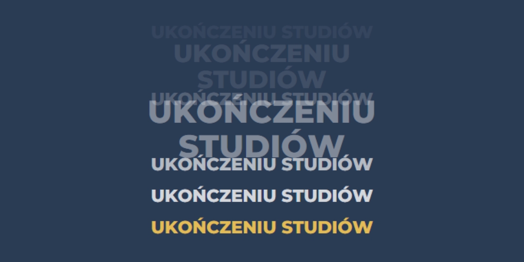 Wiele uroczystości ukończenia szkoły blue modern-bold