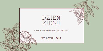 Masz na myśli świat dla mnie green vintage-botanical