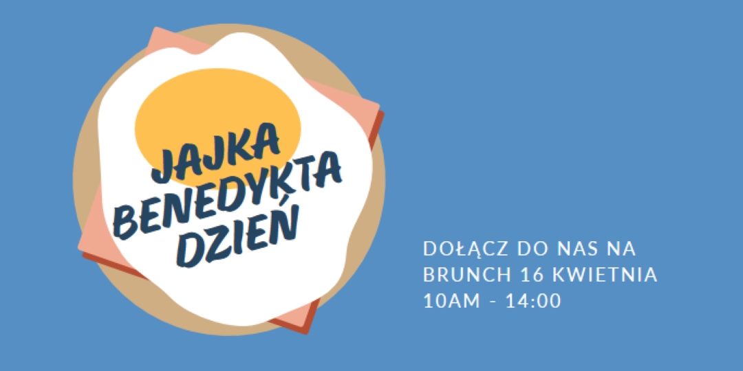 Jajka Benedykta Dzień blue whimsical-color-block