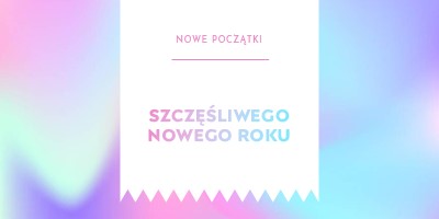 Nowy rok, nowe początki blue modern-bold