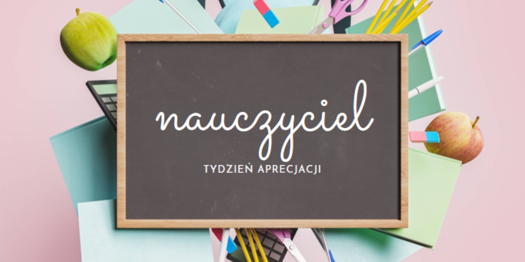 Docenianie nauczycieli pink modern-simple