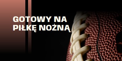 Gotowy na piłkę nożną brown modern-simple