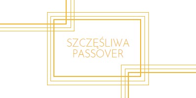 Szczęśliwa passovera white modern-geometric-&-linear