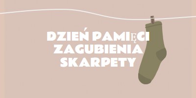 Dzień Pamięci Zagubienia Skarpety brown whimsical-color-block