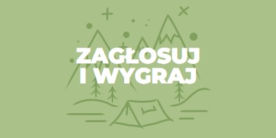 Zagłosuj i wygraj green whimsical-line