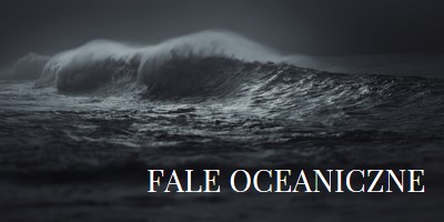 Ciemne fale oceaniczne gray modern-simple