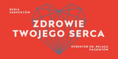 Twoje zdrowie serca red modern-bold