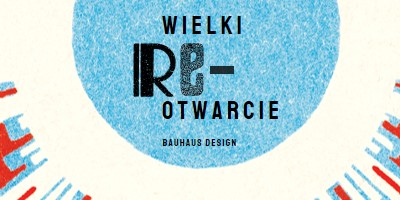 Otwórz ponownie szeroko blue modern-bold