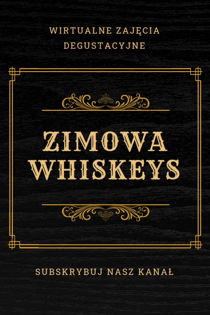 Zimowe whiskeys black vintage-retro
