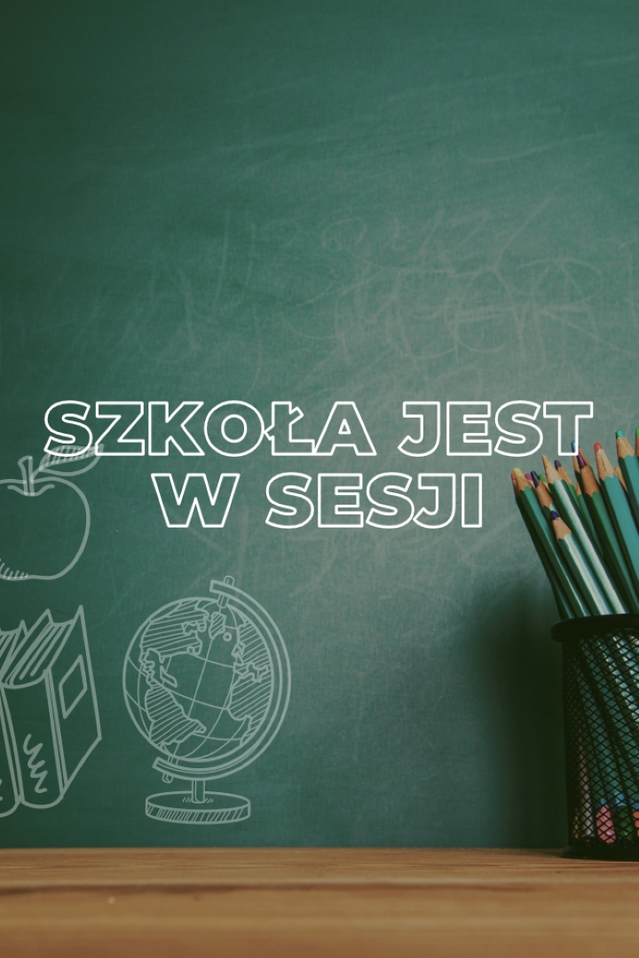 Szkoła jest w sesji green modern-simple
