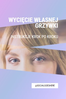 Wytnij własne frędzle purple modern-bold