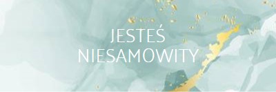 Jesteś niesamowity blue modern-simple