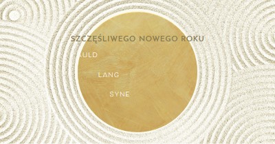 Szczęśliwego nowego roku (auld lang syne) white modern-simple