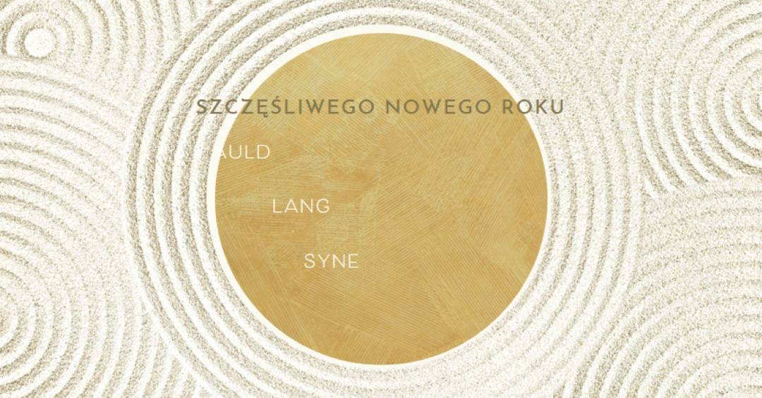 Szczęśliwego nowego roku (auld lang syne) white modern-simple