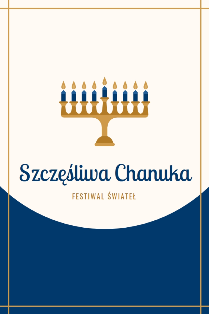 Menorah aura white modern-color-block
