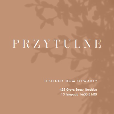 Przytulne brown modern-simple