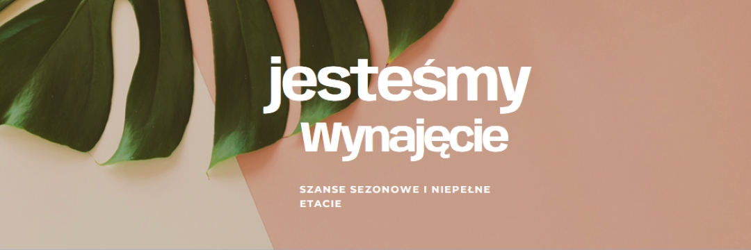 Zatrudniamy pracowników sezonowych pink modern-simple