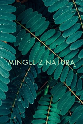 Mingle z naturą green modern-simple