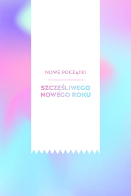 Nowy rok, nowe początki blue modern-bold