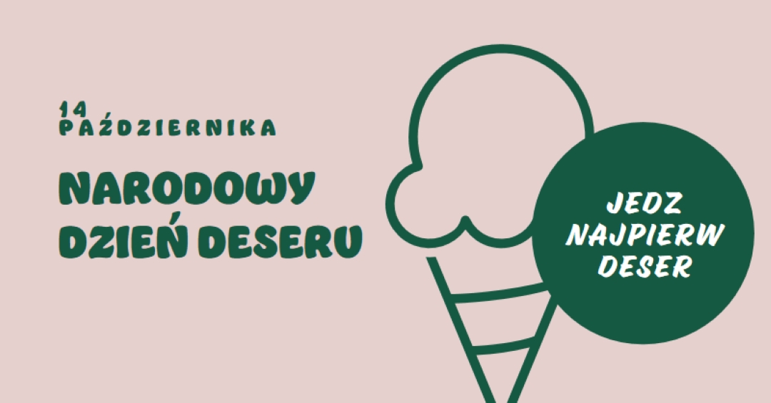 Narodowy Dzień Deseru pink vintage-retro