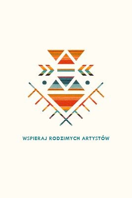 Wsparcie rodzimych artystów white modern-geometric-&-linear