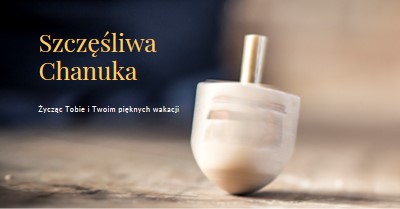 Piękno Chanuka yellow modern-simple