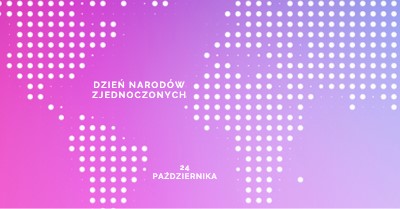 Zjednoczona stoimy purple modern-bold