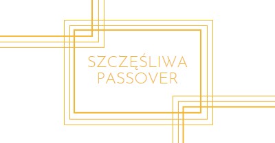 Szczęśliwa passovera white modern-geometric-&-linear