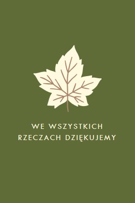 Postawa wdzięczności green modern-simple