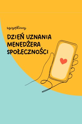 Oto informacje dla menedżerów społeczności yellow whimsical-line