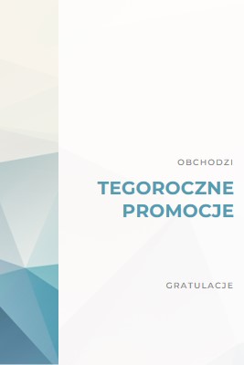 Tegoroczna promocja white modern-geometric-&-linear