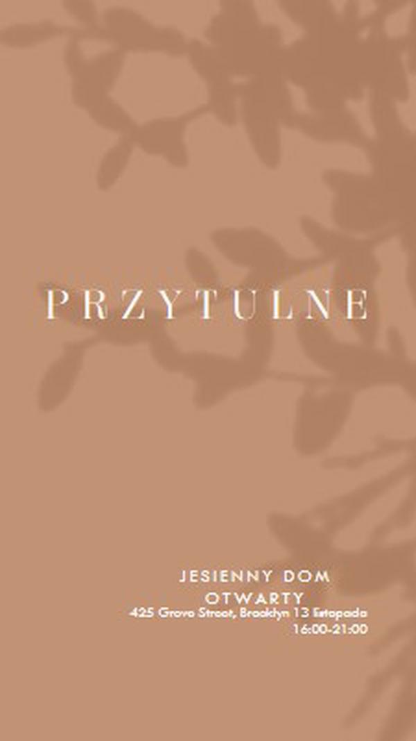 Przytulne brown modern-simple