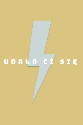 Thunder klaskać yellow modern-bold