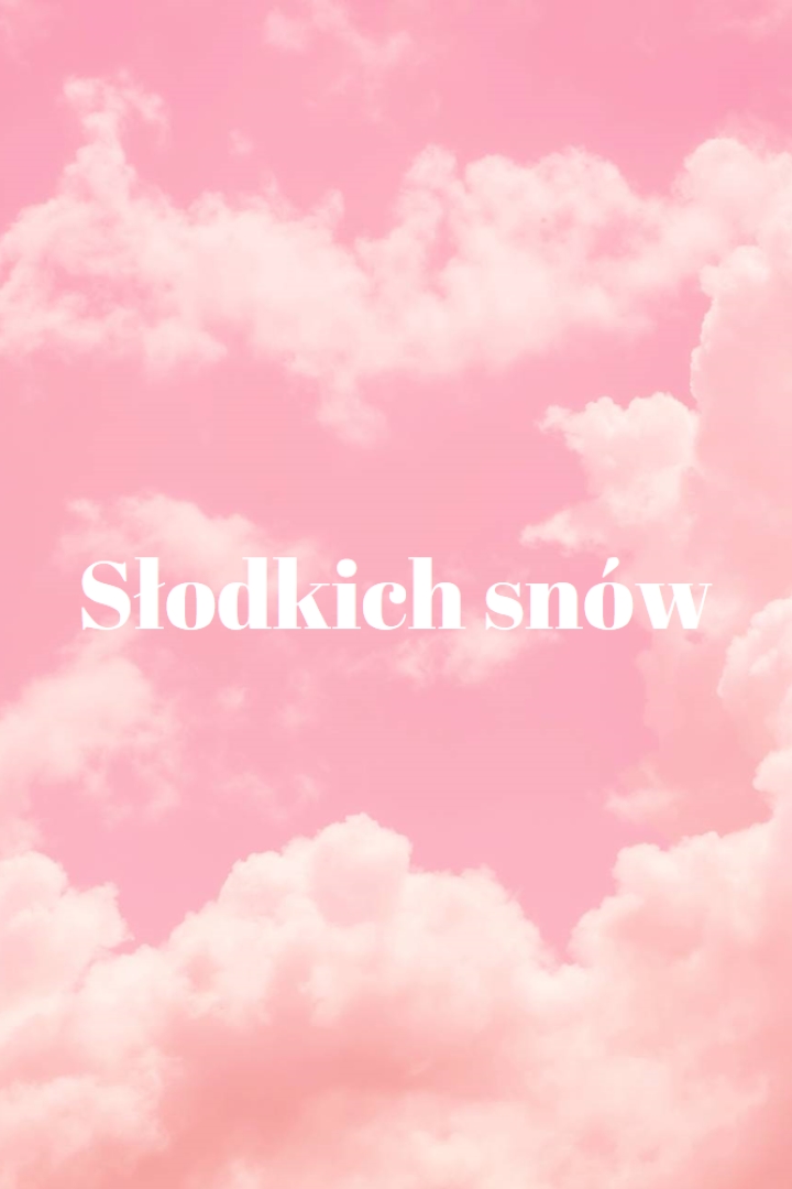Na chmurach na dobranoc pink modern-simple