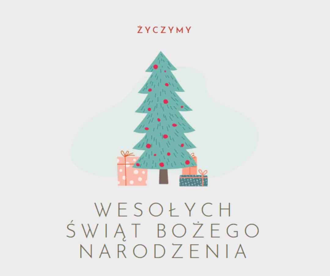 Życząc wesołych Świąt Bożego Narodzenia pink whimsical-color-block