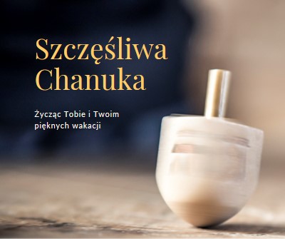 Piękno Chanuka yellow modern-simple