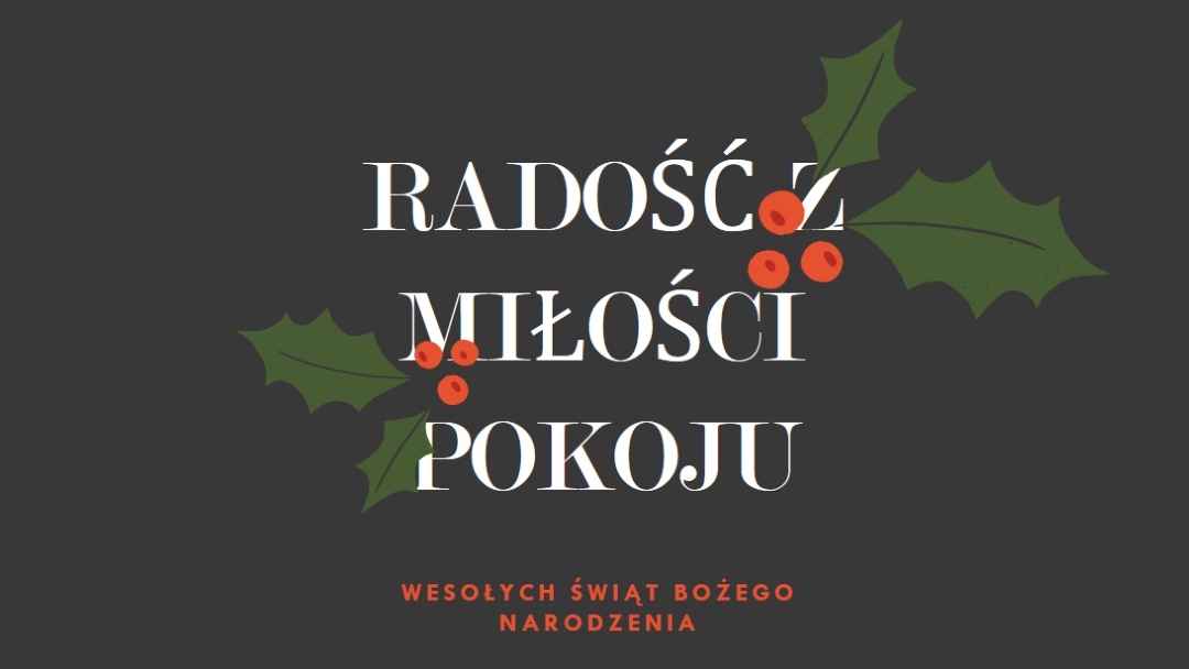 Pokój, miłość, radość gray modern-simple