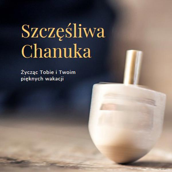 Piękno Chanuka yellow modern-simple